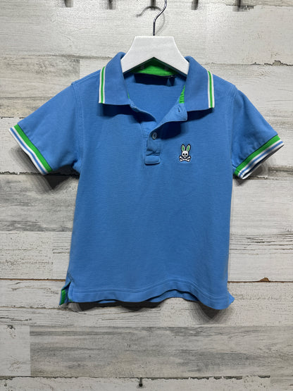 Size 4 / XXS Psycho Bunny Short Sleeve Pima Cotton Polo Shirt - Very Good Used Condition