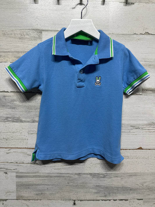 Size 4 / XXS Psycho Bunny Short Sleeve Pima Cotton Polo Shirt - Very Good Used Condition