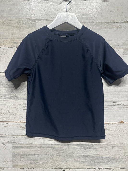 Boys Size 5 XS Old Navy Dark Blue Rash Guard - Very Good Used Condition
