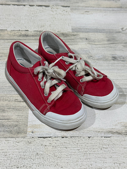 Footmates Taylor Red Sneakers Shoes - Size Youth 1 - Good Used Condition