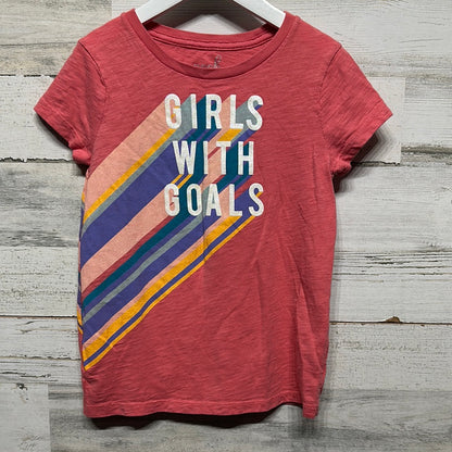 Girls Size Small (6-7) Peek Girls With Goals Tee  - Good Used Condition