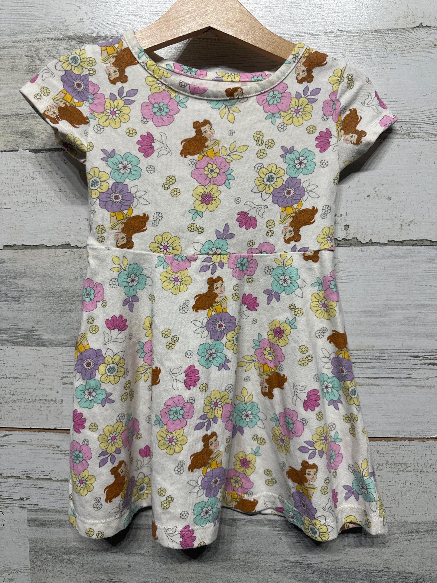 Disney Princess Belle 2T Dress GUC