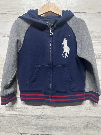 Polo Ralph Lauren Big Pony Hooded Jacket - Boys Size 4/4t - Very Good Used Condition