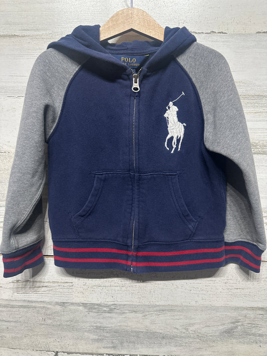 Polo Ralph Lauren Big Pony Hooded Jacket - Boys Size 4/4t - Very Good Used Condition