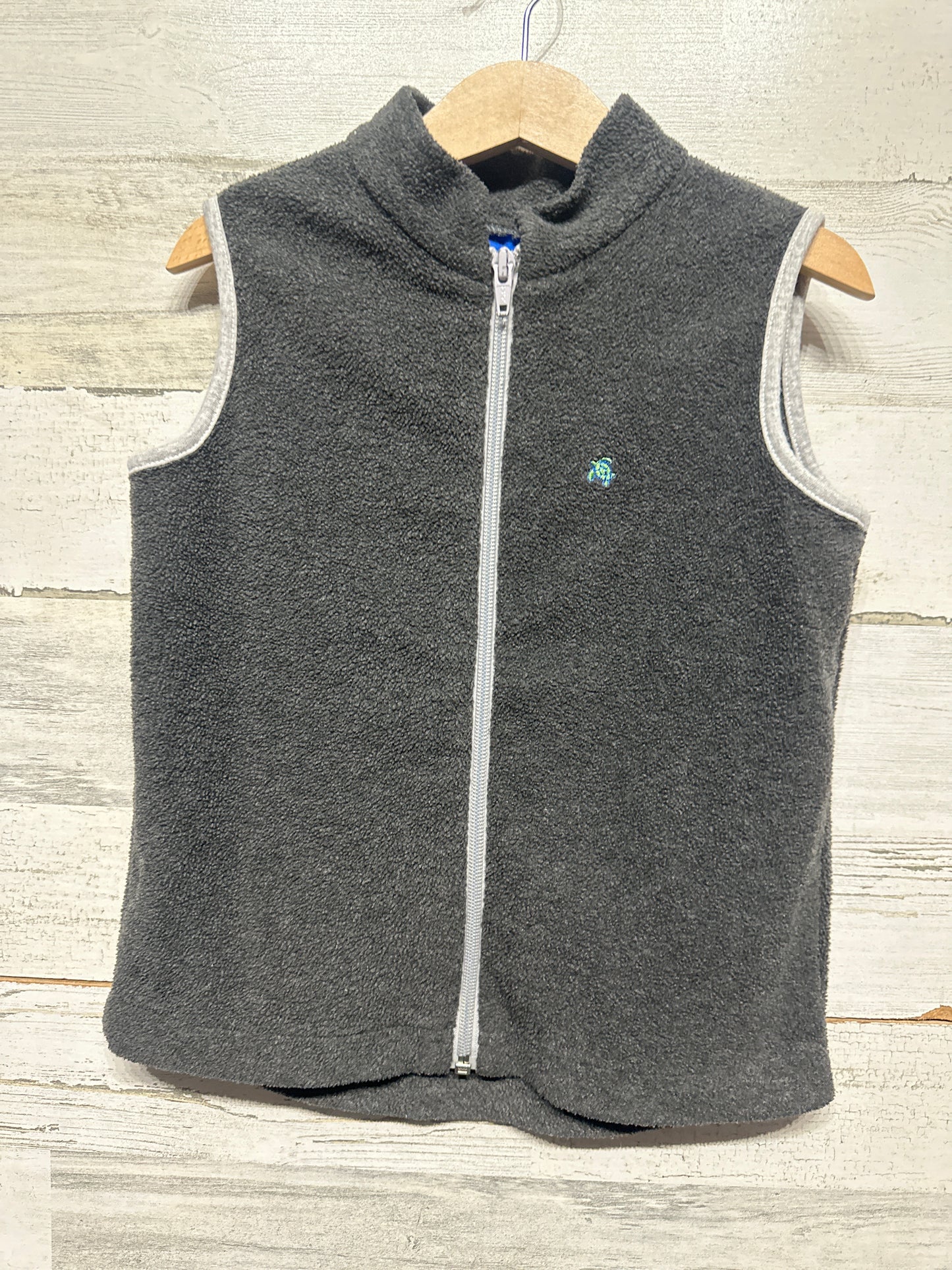 Size 5 J. Bailey Grey Fleece Zip Up Vest - Good Used Condition*