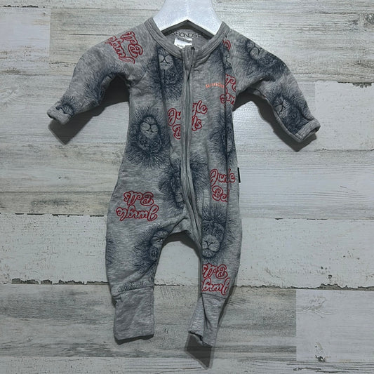 Boys Size Newborn Bonds lion print wondersuit - very good used condition