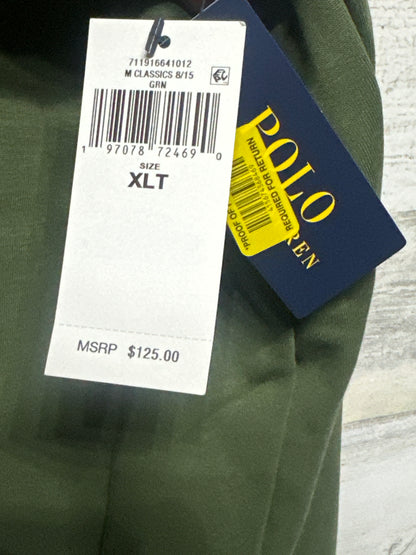 Polo Ralph Lauren Double Knit Quarter Snap Olive Pullover XLT Big Tall NWT