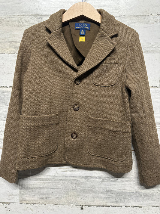 Girls Size 6 Polo Ralph Lauren Herringbone Cotton-Blend Blazer - Very Good Used Condition