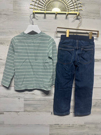 Size 4t Long Sleeve/Pants Outfit Set (2 Pieces) - Very Good Used Condition