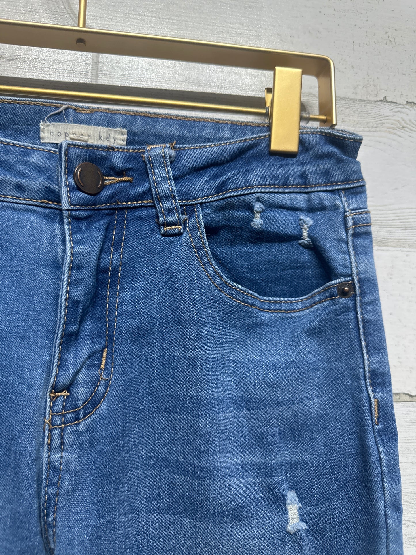 Girls Size 12 Cooper Key Distressed Jeans - Very Good Used Condition