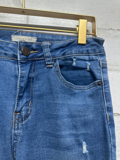 Girls Size 12 Cooper Key Distressed Jeans - Very Good Used Condition