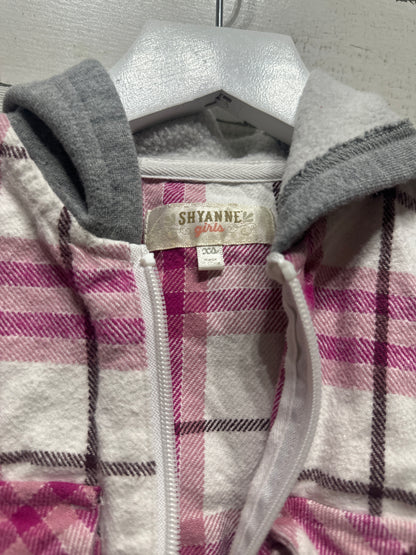 Girls Preowned Size XS (Fits like 5/6) Shyanne Plaid Flannel Shacket - Good Used Condition