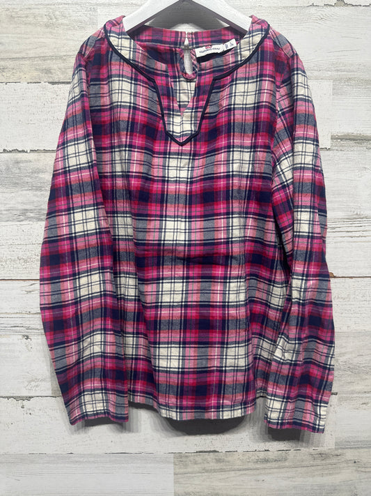 Size 14 Large Vineyard Vines Plaid Long Sleeve Shirt - Very Good Used Condition