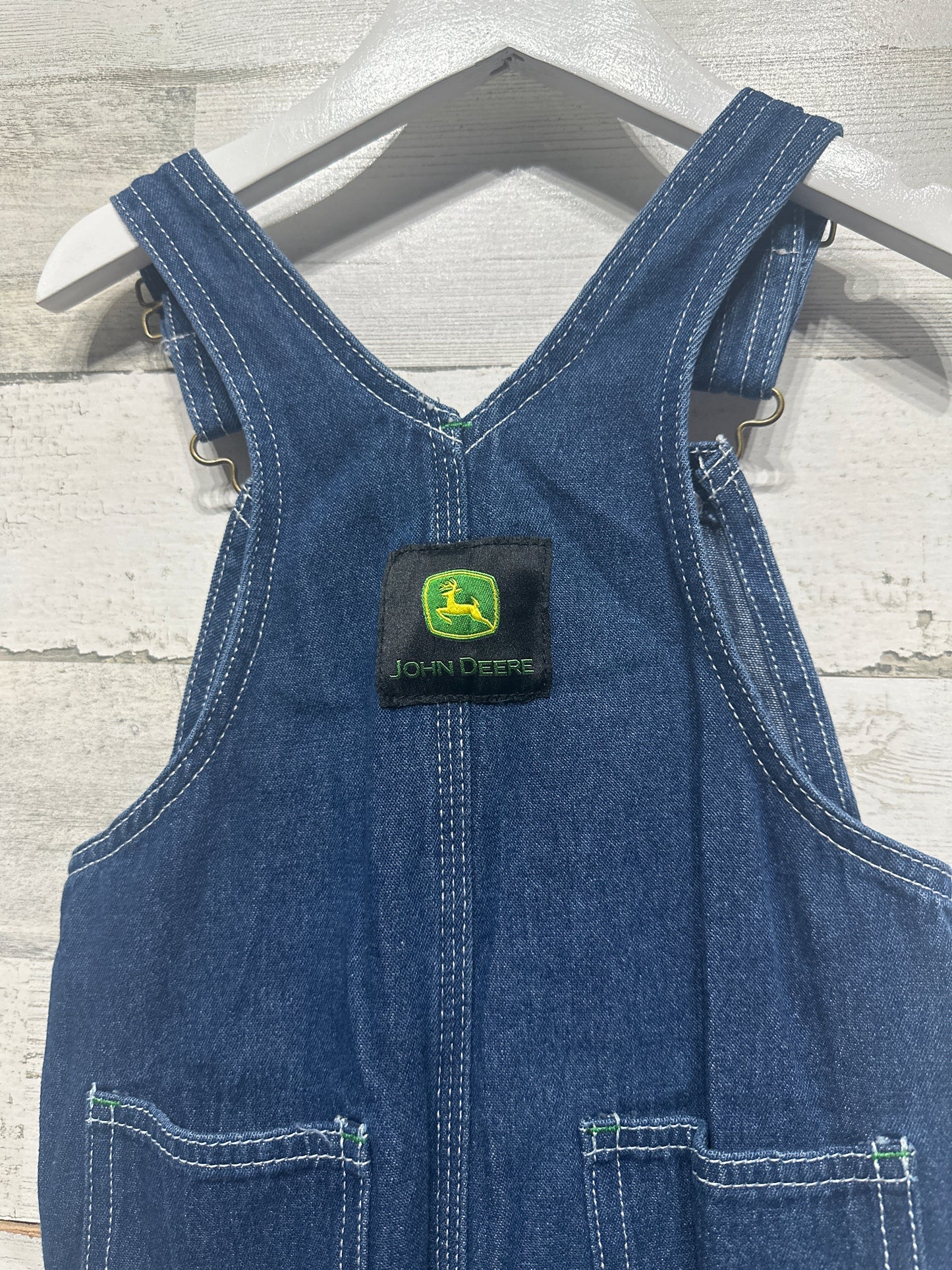 Boys Size 2t John Deere Overalls - Very Good Used Condition