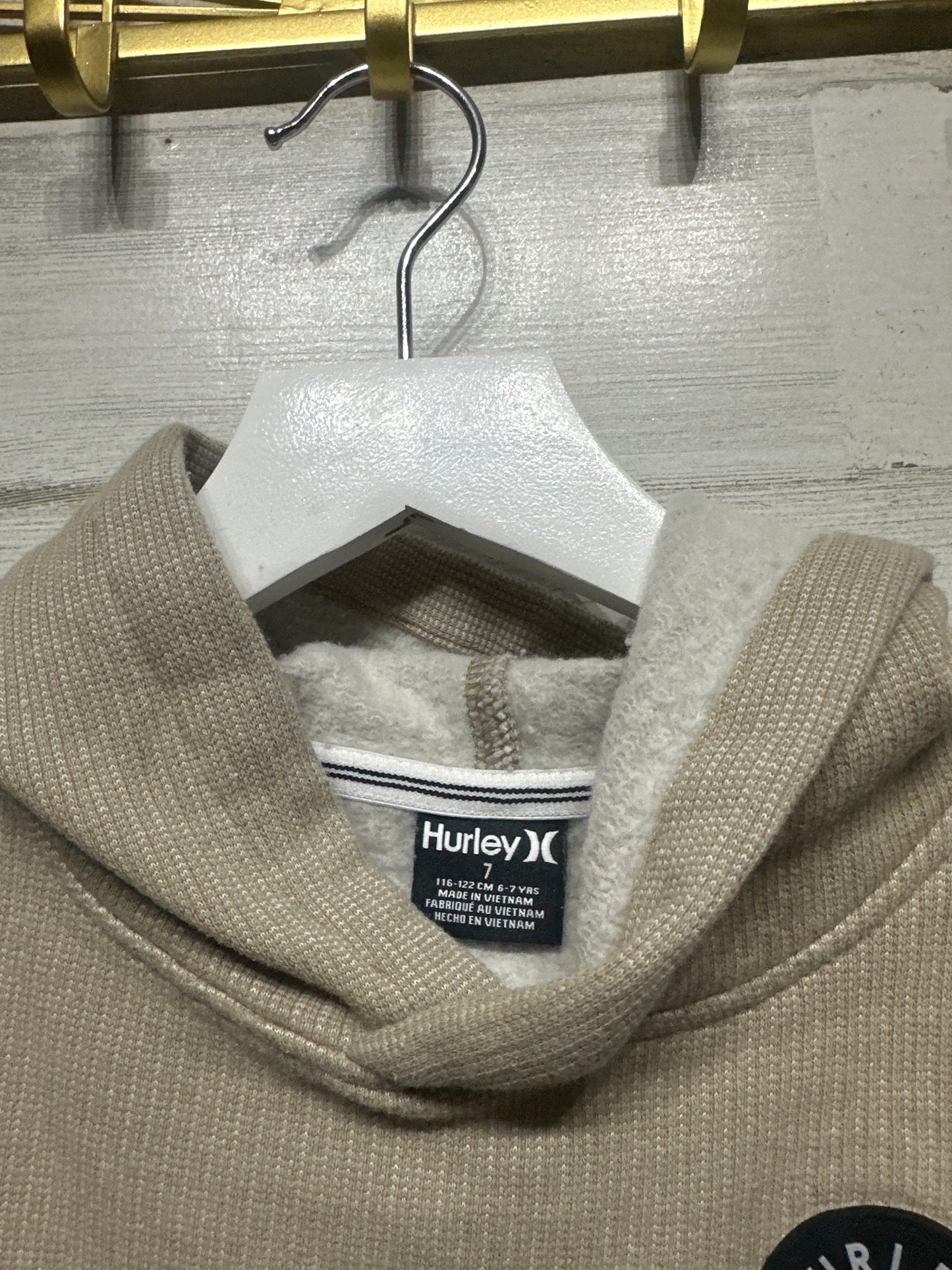 Boys Size 7 (Fits 6-7 years) Hurley Hoodie - Good Used Condition