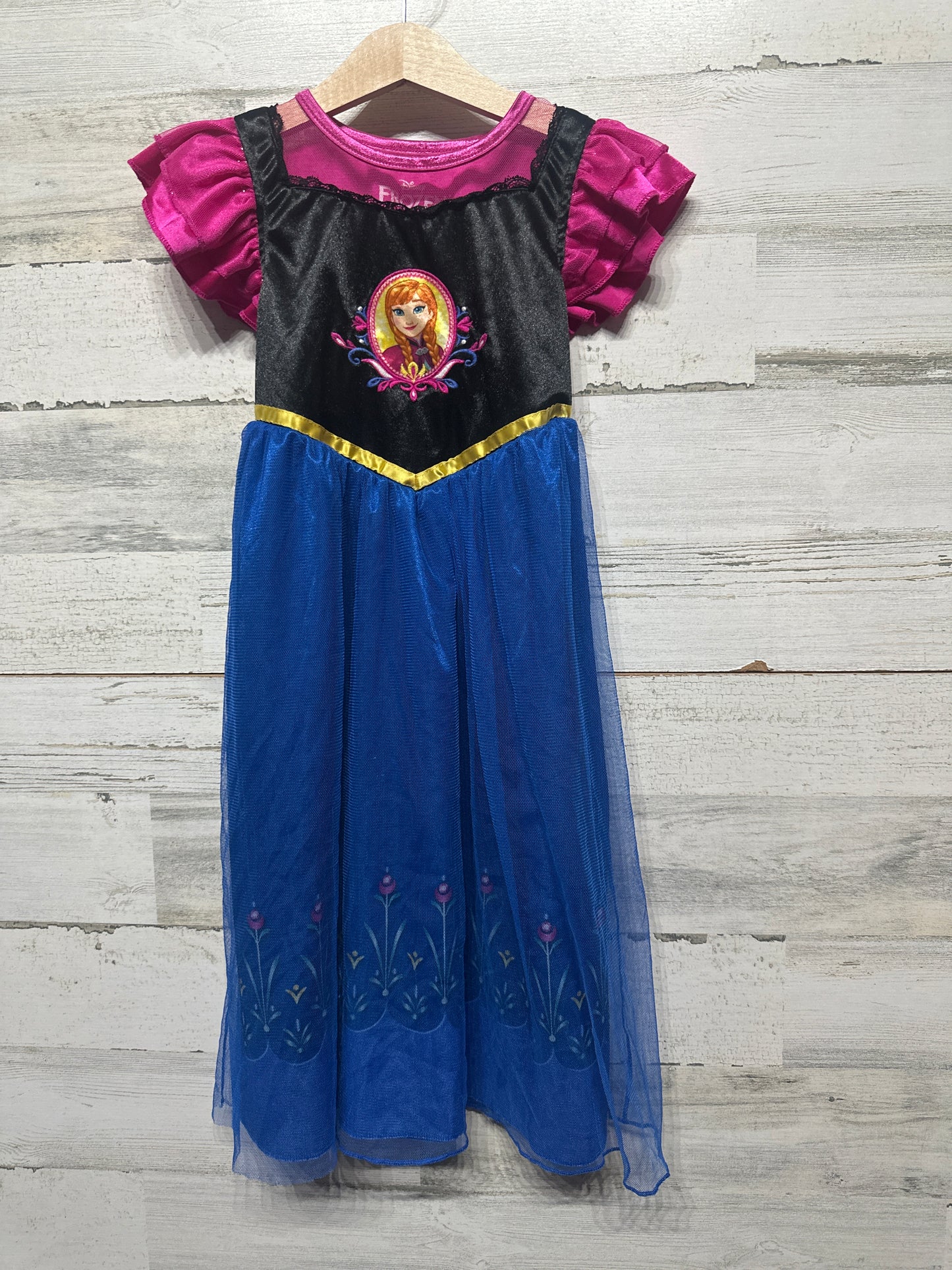 Girls Size 5t Disney Frozen Anna Princess Nightgown  - Play Condition*