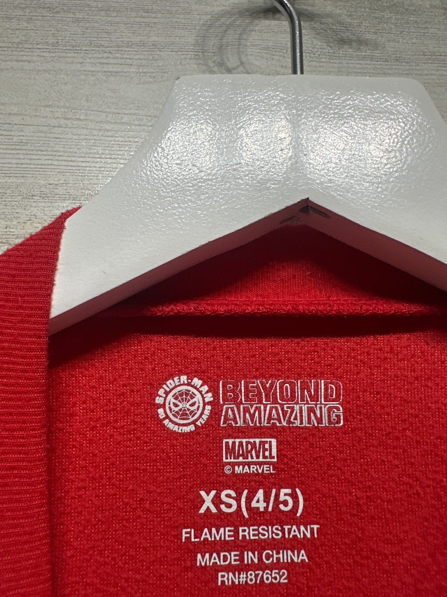 Spiderman Fleece PJ Set Boys XS 4-5 GUC