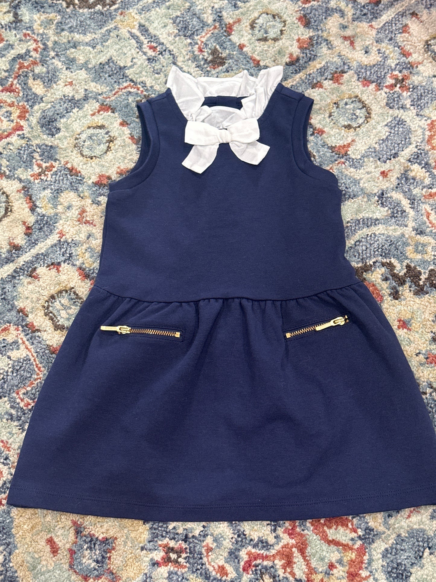 Janie and Jack Navy Dress Girls 2T VGUC