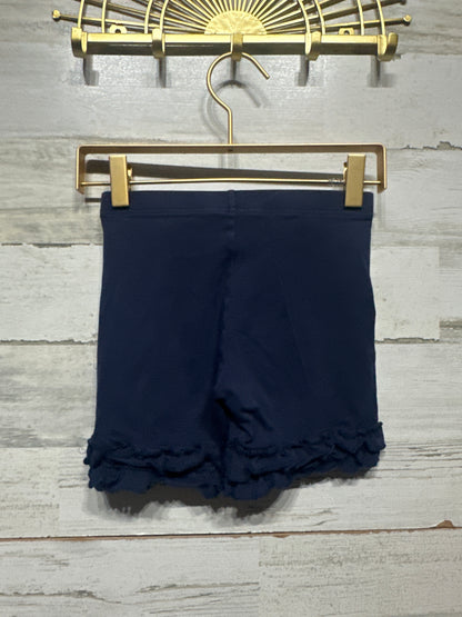 Girls Size 8 Matilda Jane Navy Ruffle Shorts - Good Used Condition