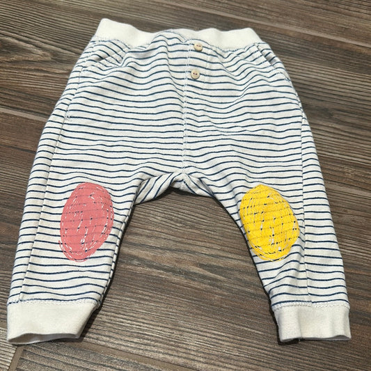 Girls Size 9-12m Zara striped pants - good used condition