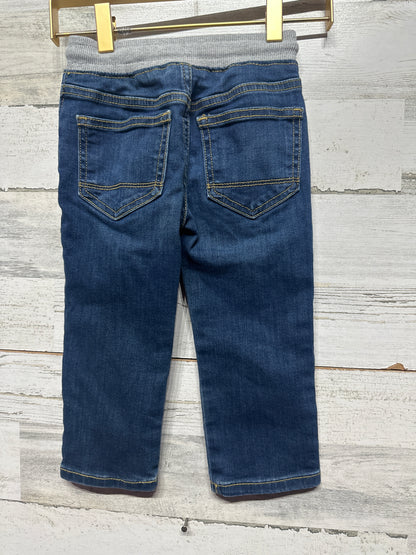 Boys Size 2t Cat & Jack Pull On Straight Jeans - Very Good Used Condition
