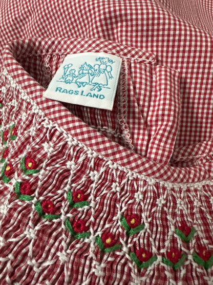 Girls Size 4t Rags Land Smocked Dress - Very Good Used Condition