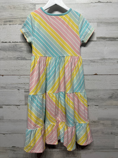 Girls Size 8 Matilda Jane Striped Dress - Very Good Used Condition