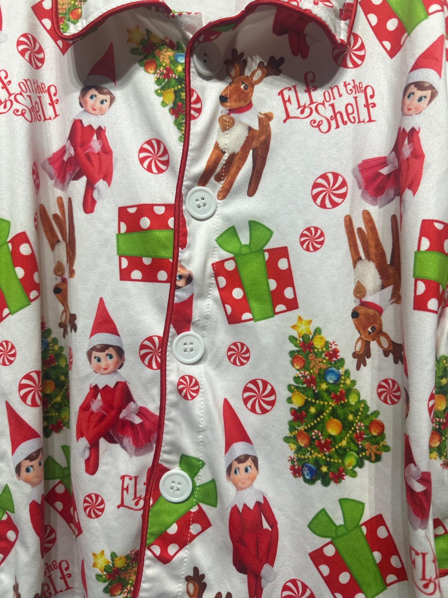 Size 7-8 Elf On The Shelf PJ Set - Good Used Condition