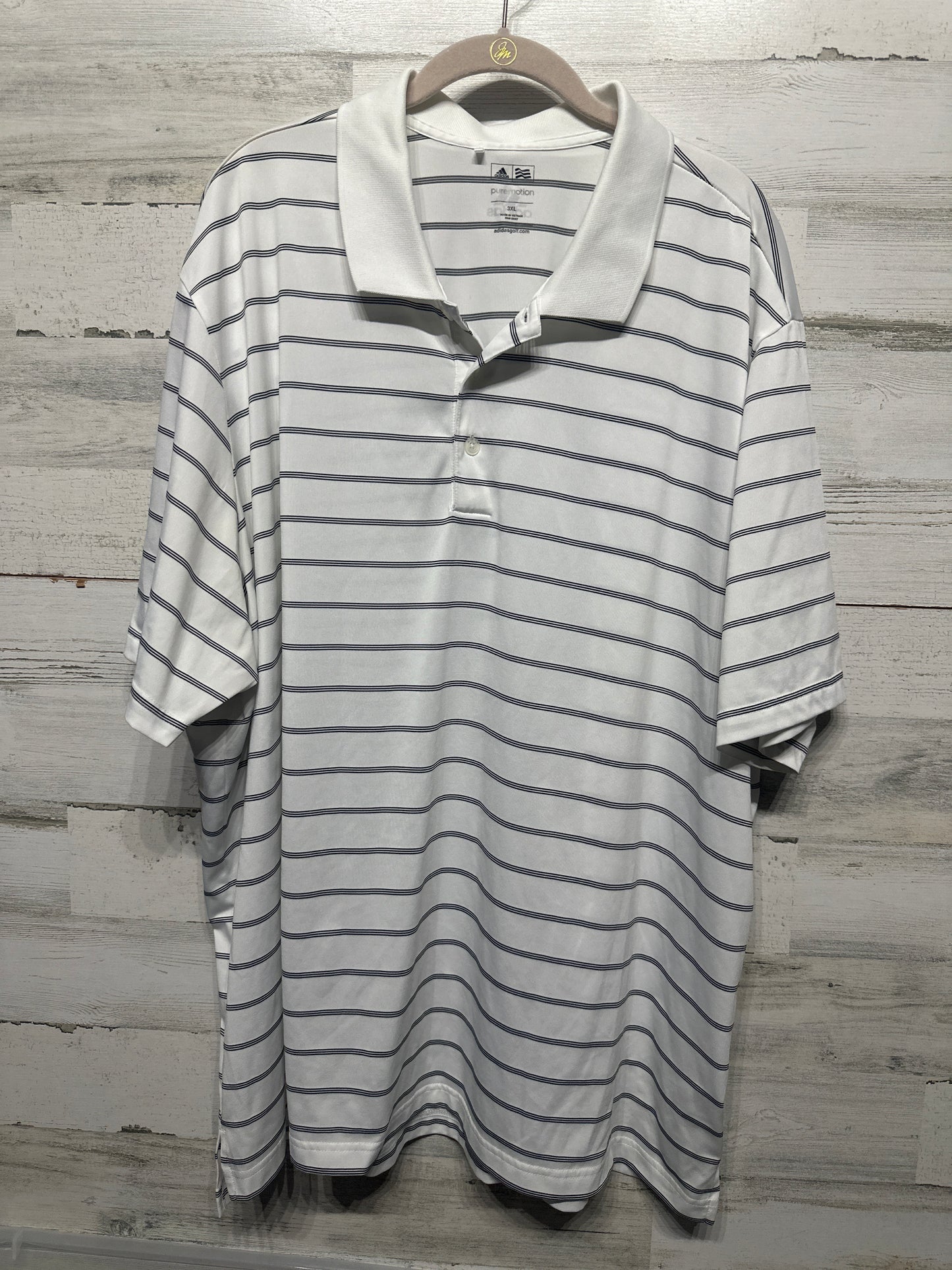 Men's Size 3XL Adidas Pure Motion Golf Drifit Polo Shirt - Very Good Used Condition