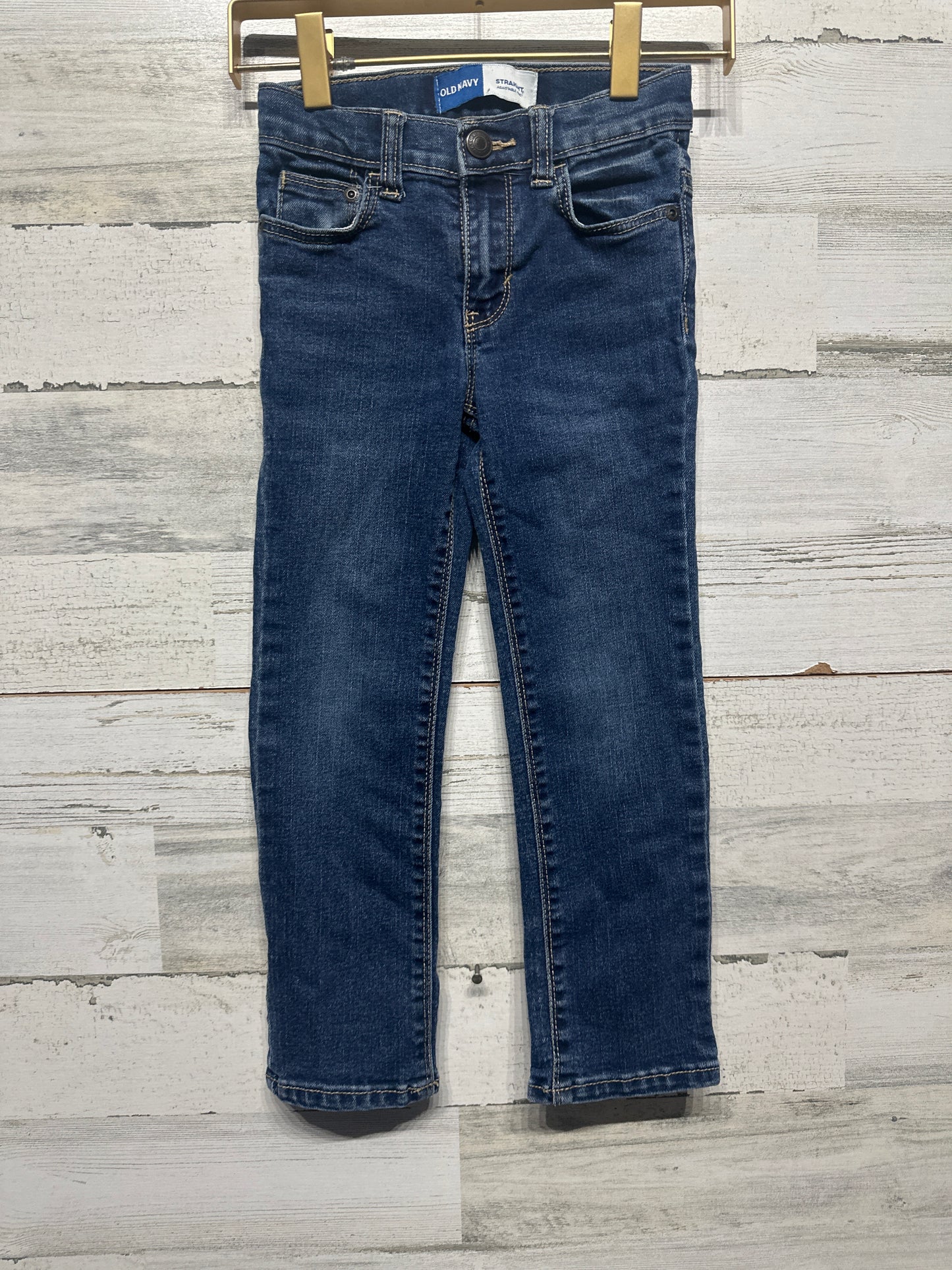Size 5t Old Navy Straight Adjustable Waist Jeans - Very Good Used Condition