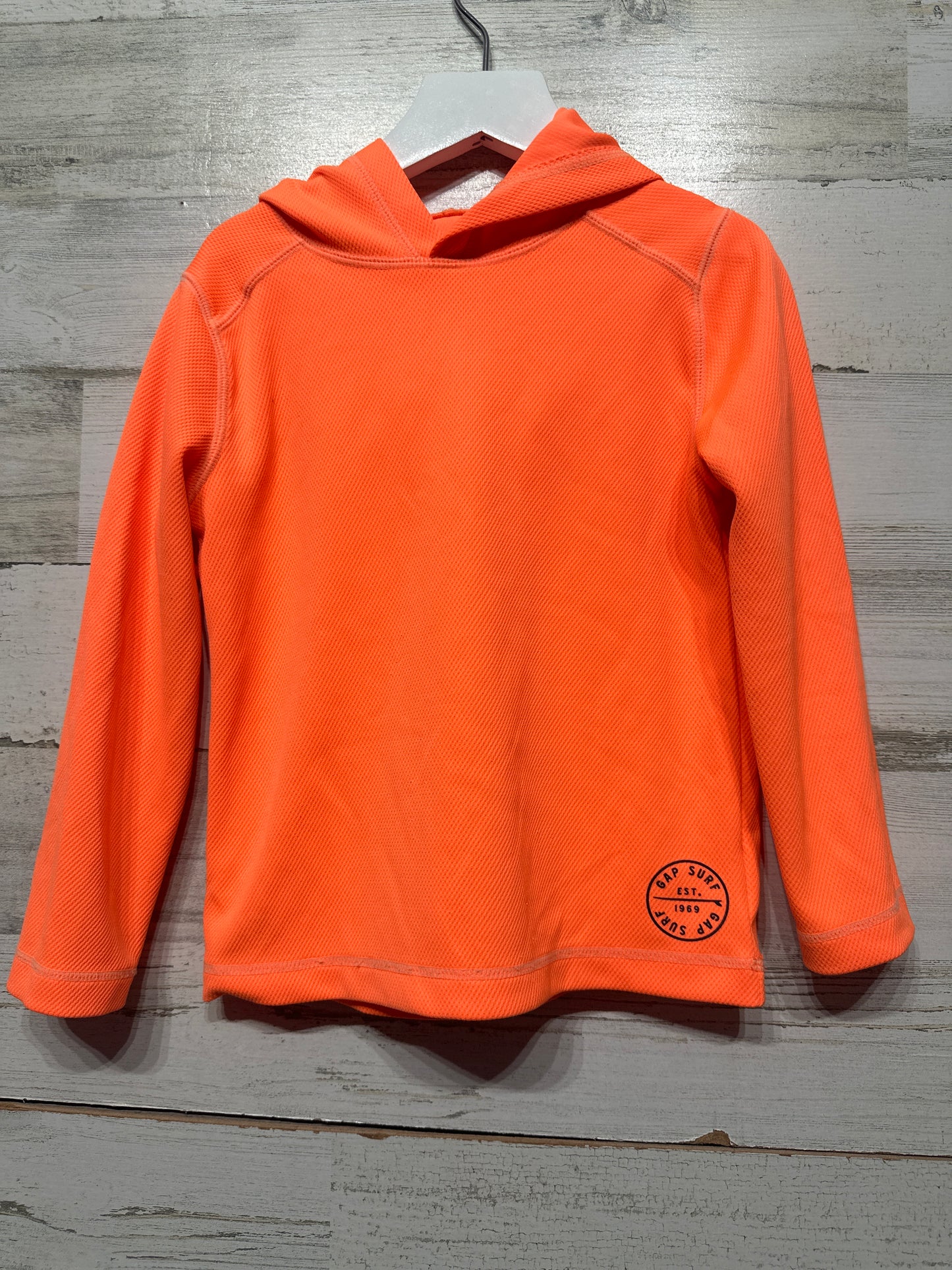 Boys Preowned Size 5 years Gap Orange Hooded Rash Guard - Play Condition**