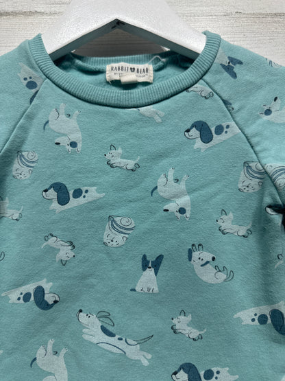 Boys Size 24m Rabbit + Bear Dog Sweatshirt - Good Used Condition*