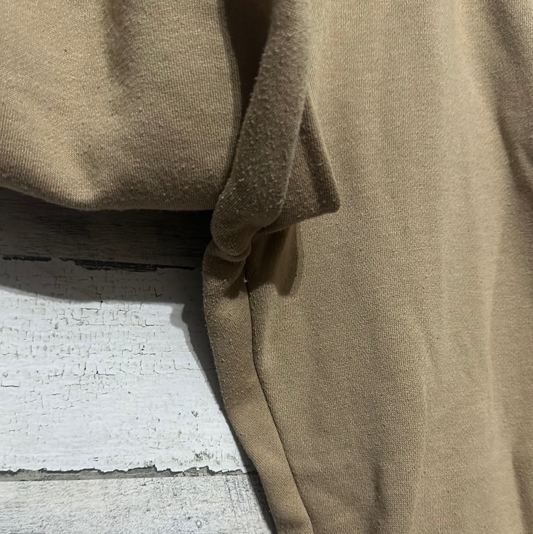 Girls Size 10 Leveret tan sweatpants - play condition