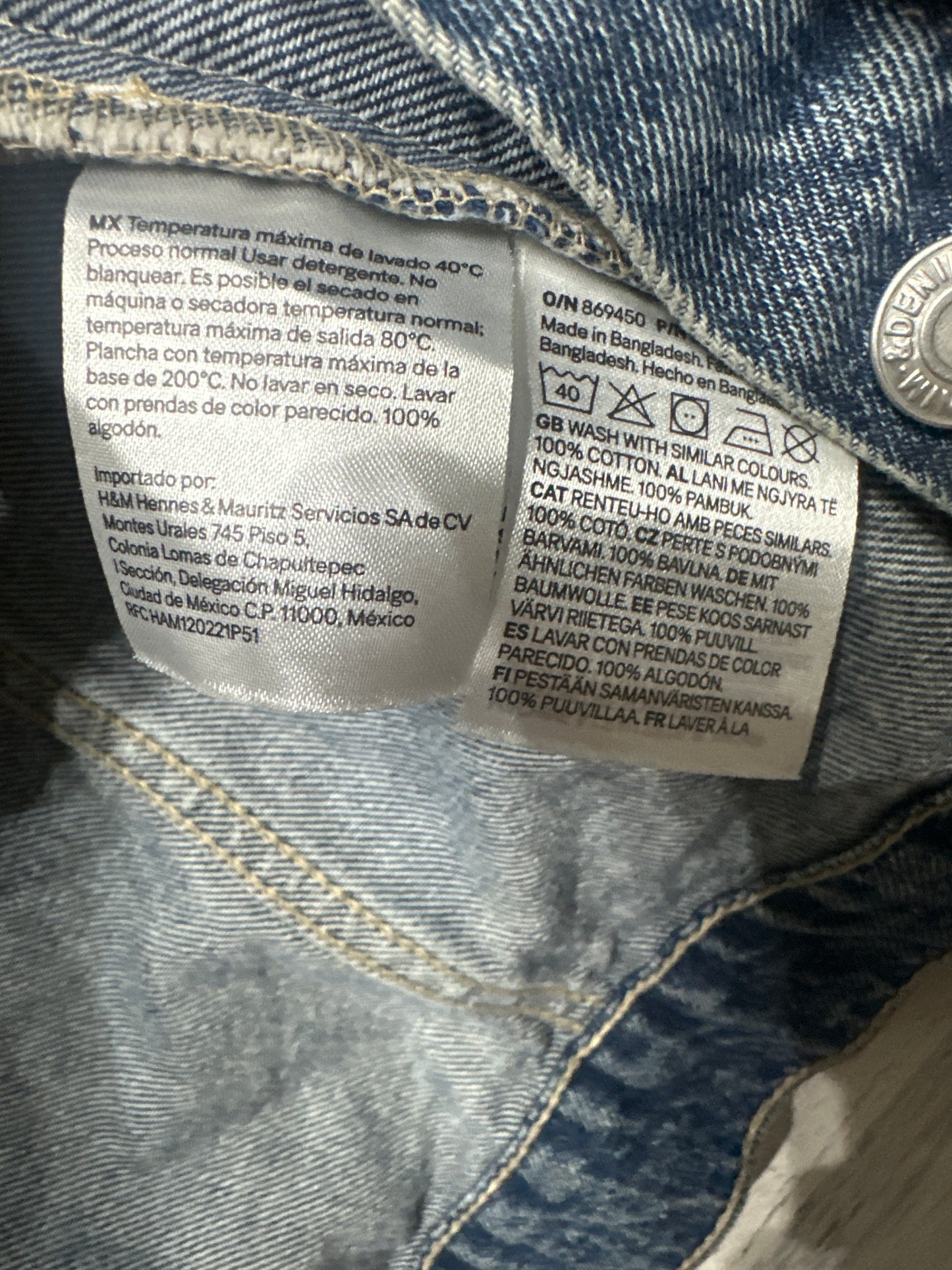 Girls Size 8 H&M Denim Jacket - Play Condition*