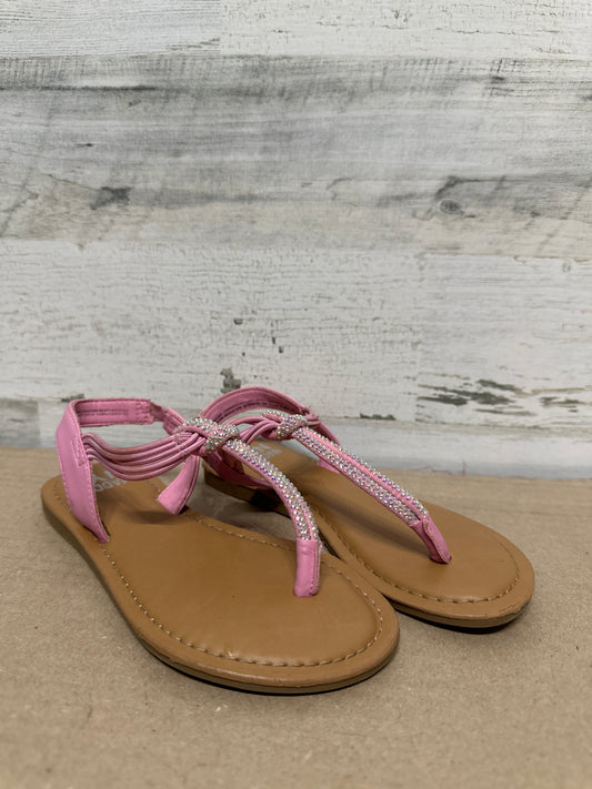 Size 13 Madden NYC Pink Rhinestone Sandals - Very Good Used Condition