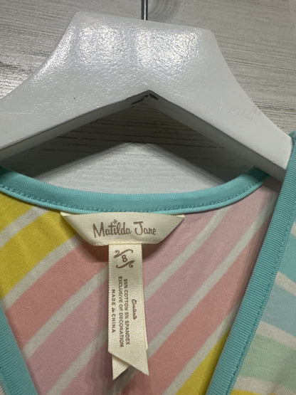 Girls Size 8 Matilda Jane Striped Dress - Very Good Used Condition