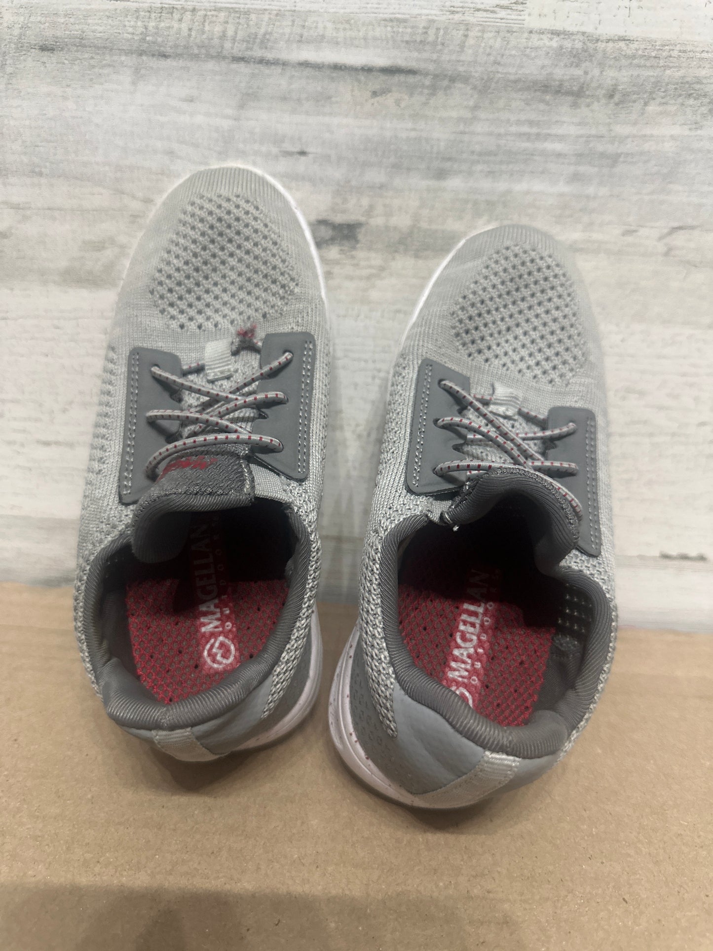 Size 13 (Little Kid) Magellan Grey Slip On Shoes - Good Used Condition