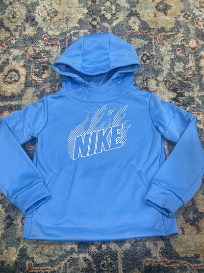 Nike Light Blue Drifit Hoodie Boys Size 3T Fits 2-3 Years VGUC