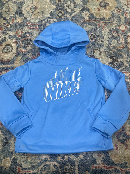 Nike Light Blue Drifit Hoodie Boys Size 3T Fits 2-3 Years VGUC