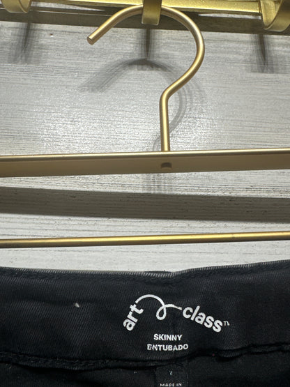 Girls Size 7 Art Class Black Distressed Jeans - Good Used Condition