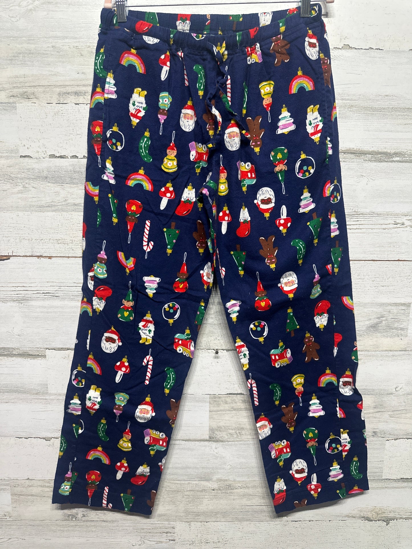 Hanna Andersson Holiday Flannel Pajama Pants Adult Medium VGUC