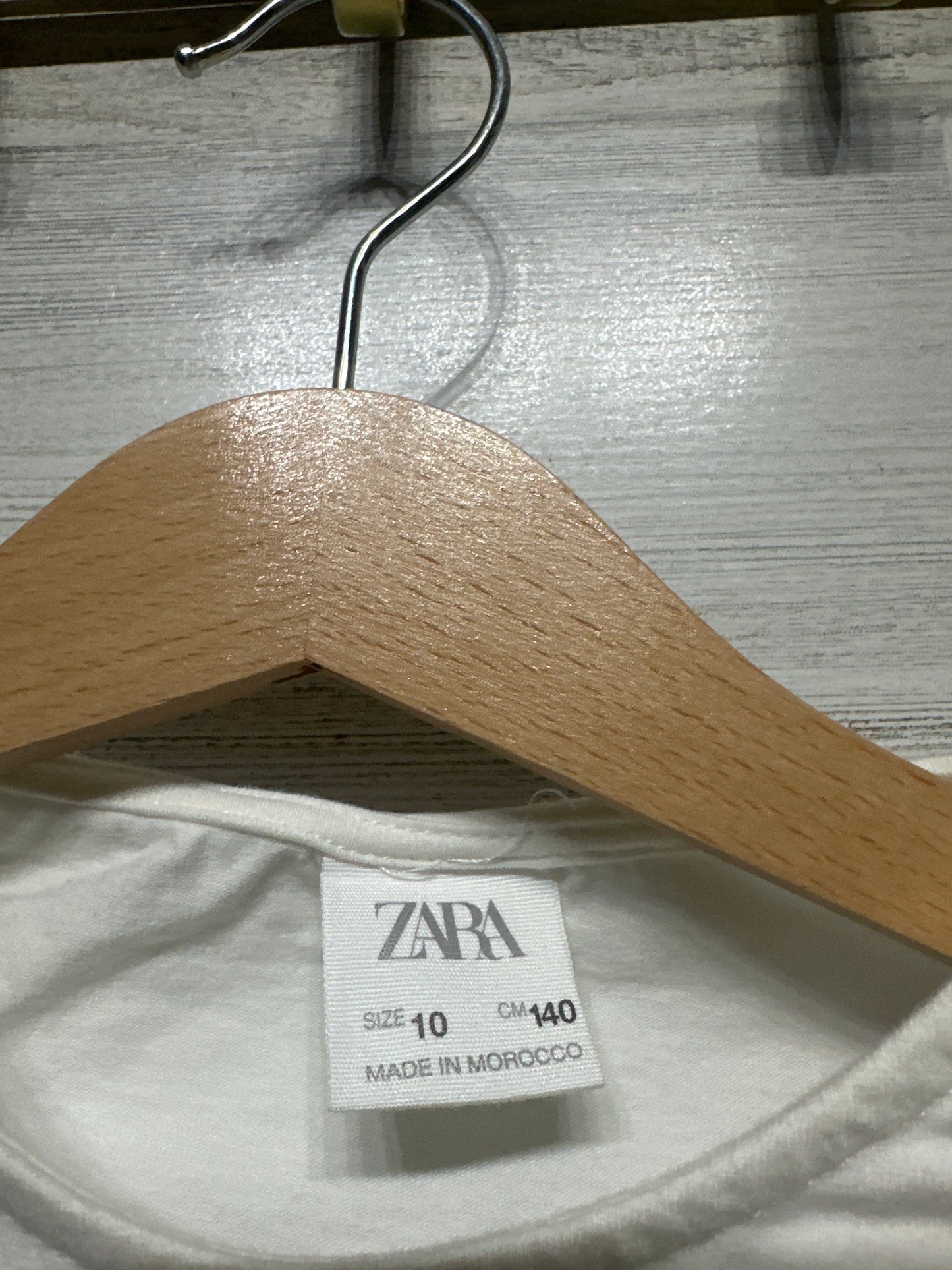 Size 10 (140cm) Zara Ruffle Bodysuit - Very Good Used Condition