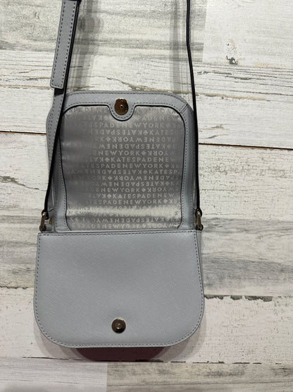 Preowned Kate Spade Small Grey Purse - Good Used Condition