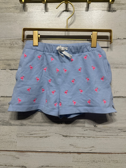 Girls Preowned Size 7 (Small) Polo Ralph Lauren Embroidered Flamingo Shorts - Play Condition**