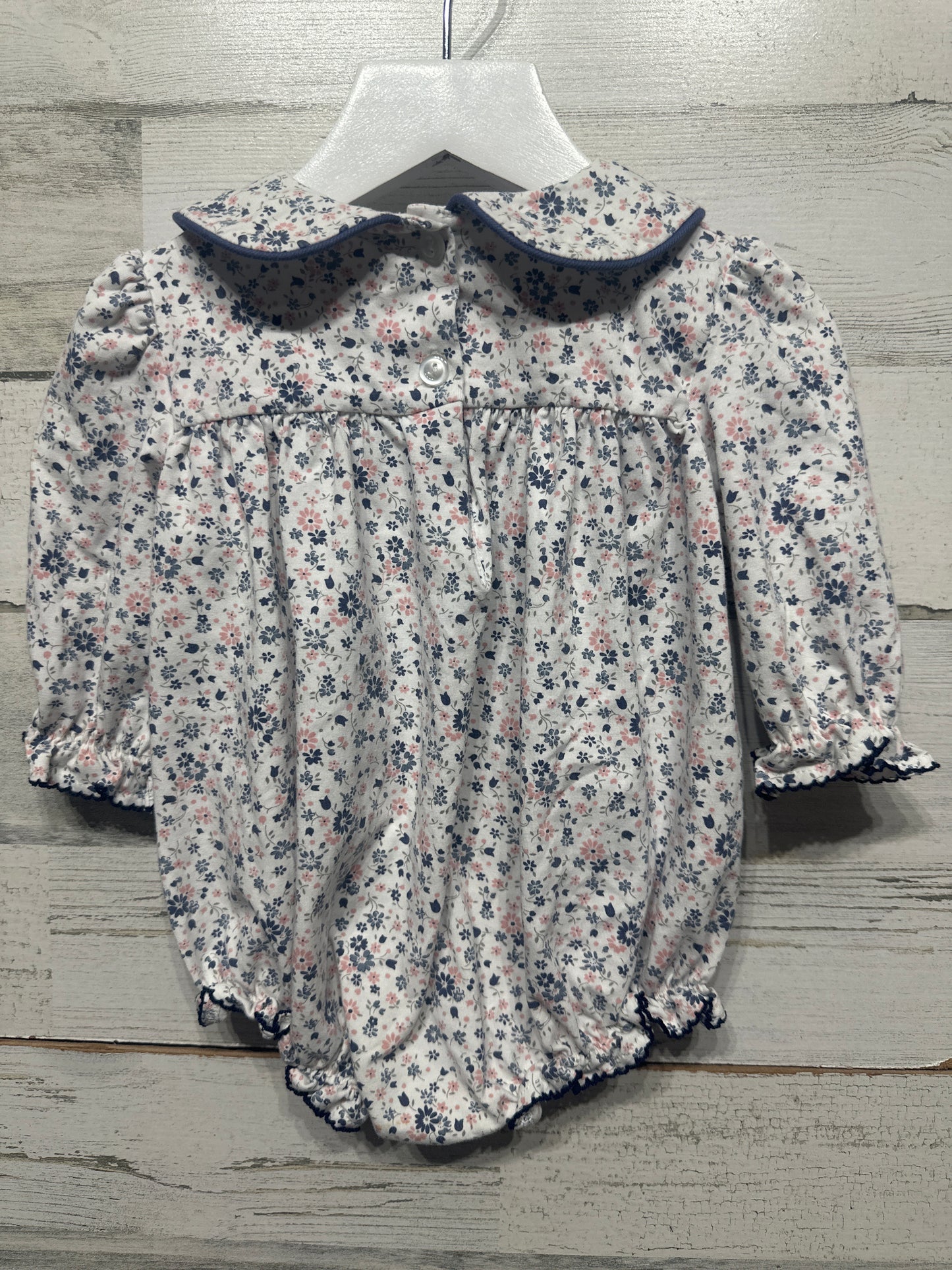 Girls Size 12m Sage & Lilly Floral Bubble - Very Good Used Condition