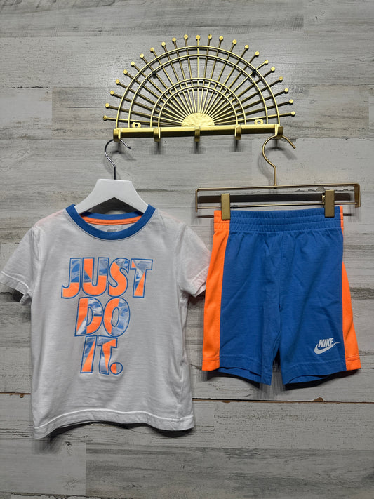 Nike Orange / Blue Outfit Set Boys 4 XS (Fits 3-4 Years) VGUC