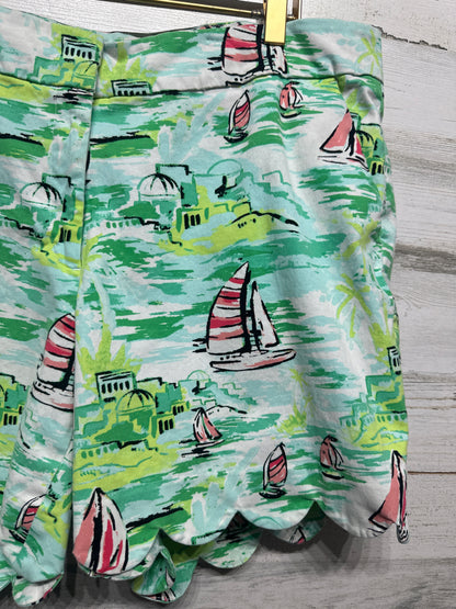Women’s 16W Crown and Ivy Scalloped Shorts - Good Used Condition