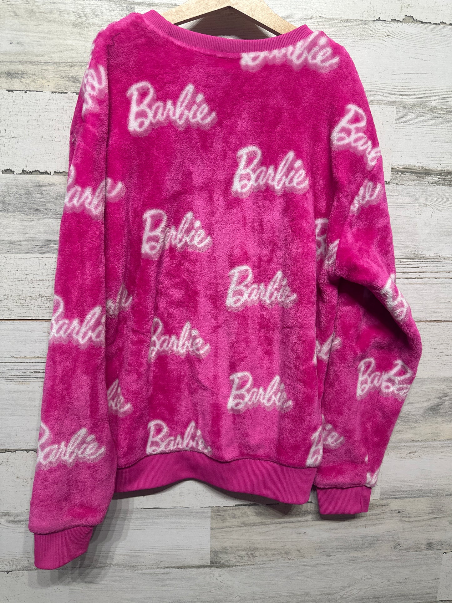 Barbie Fleece Sweatshirt - Women's Size Small - Very Good Used Condition