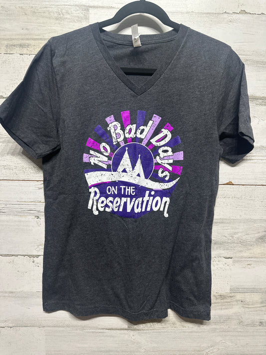 Women’s Medium Bella Canvas No Bad Days on The Reservation Shirt - Very Good Used Condition