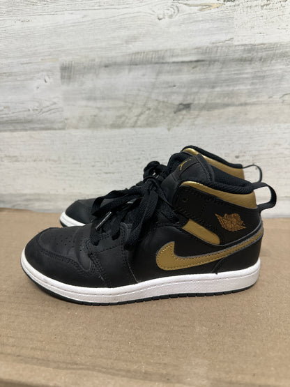 Size 2 (Youth) Nike Air Jordan 1 Mid Shoes - Very Good Used Condition